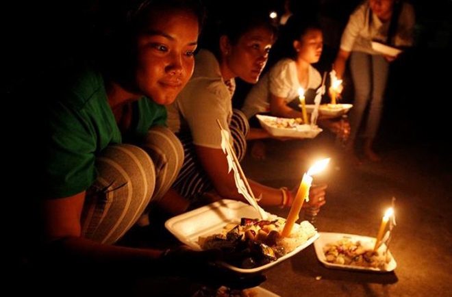 cambodia traditional festival Ancestors Day