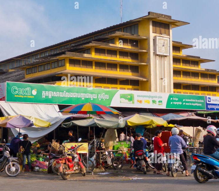 Central Market Battambang lies a bustling and vibrant marketplace known as the Central Market. This iconic landmark is not only a popular spot for locals to buy and sell goods, but it also attracts tourists from all over the world.open 7 days a week from- 6am to 6 pm. About Pasar Nat Central Market Battambang