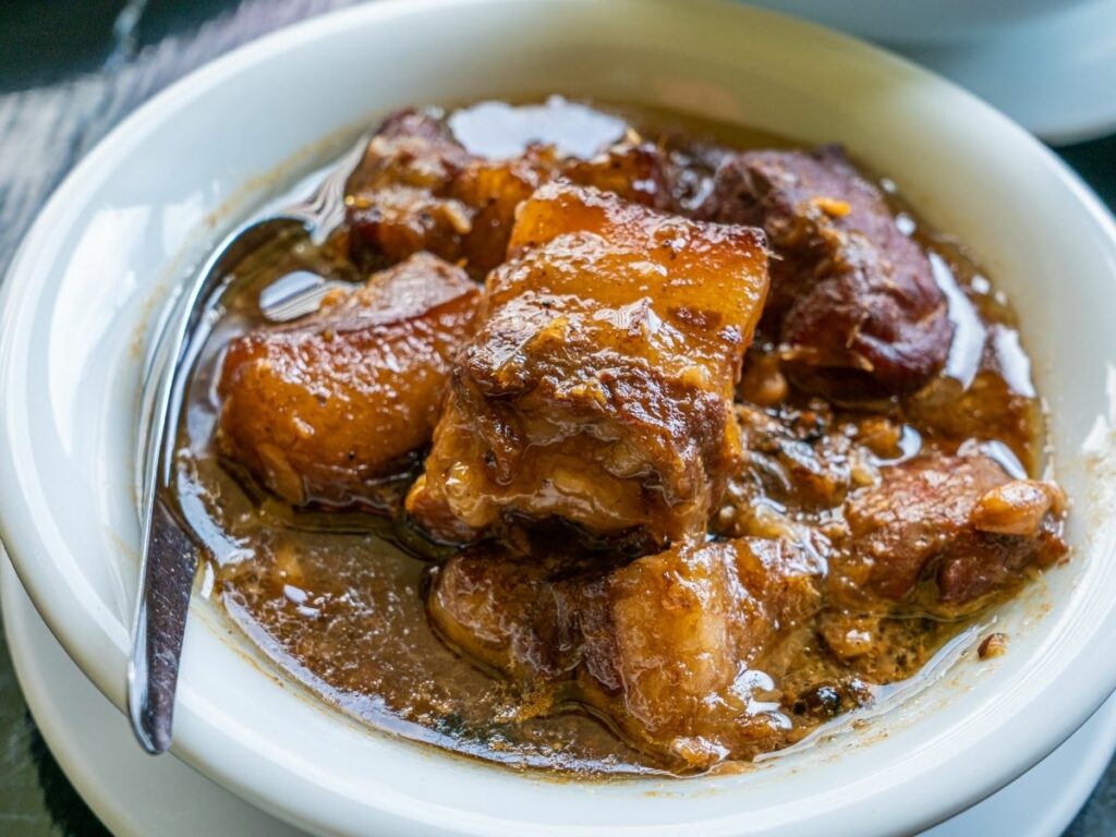 Khar braised pork belly stew